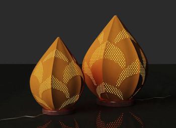 Đèn ngủ vẽ và phủ vàng 24karat