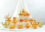 Các loại ấm trà phủ vàng (có nhiều kích cỡ khác nhau, phủ vàng 24Karat