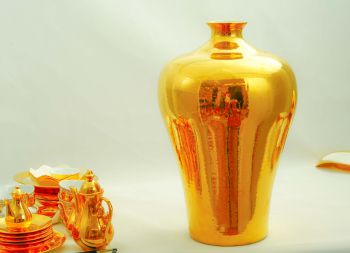 Bình hút lộc phủ vàng 24 karat