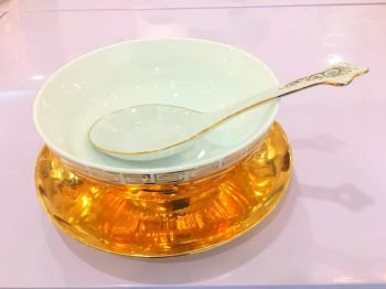 Bát Tô Thạch Anh Dát Vàng 24K '' Mỗi cặp có 2 sản phẩm''